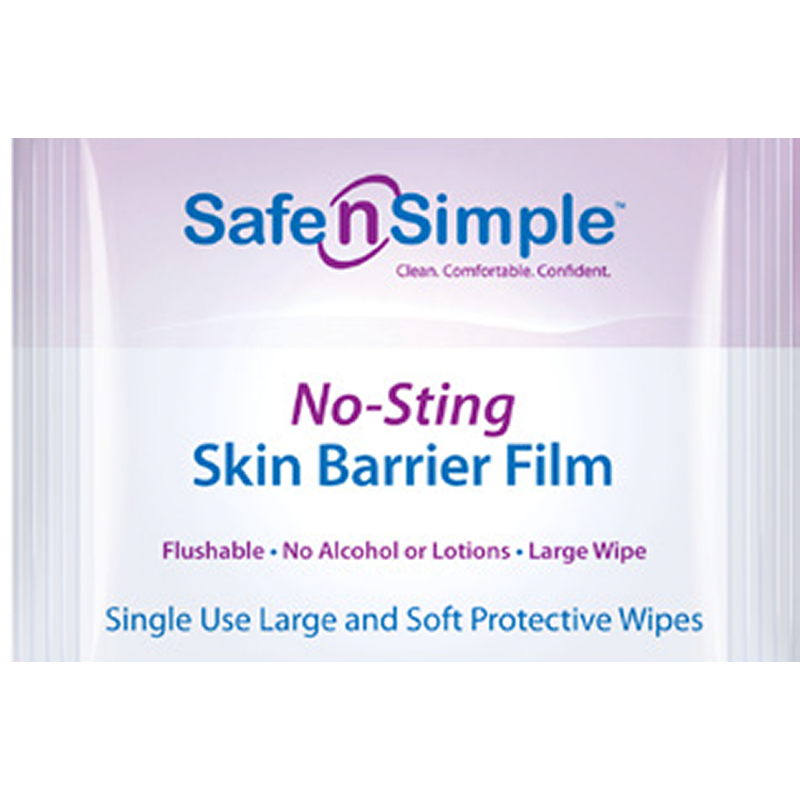 SNS80775 Серветки захисні Скін Бар'єр Safe&Simple, без спирту, 6x6 см